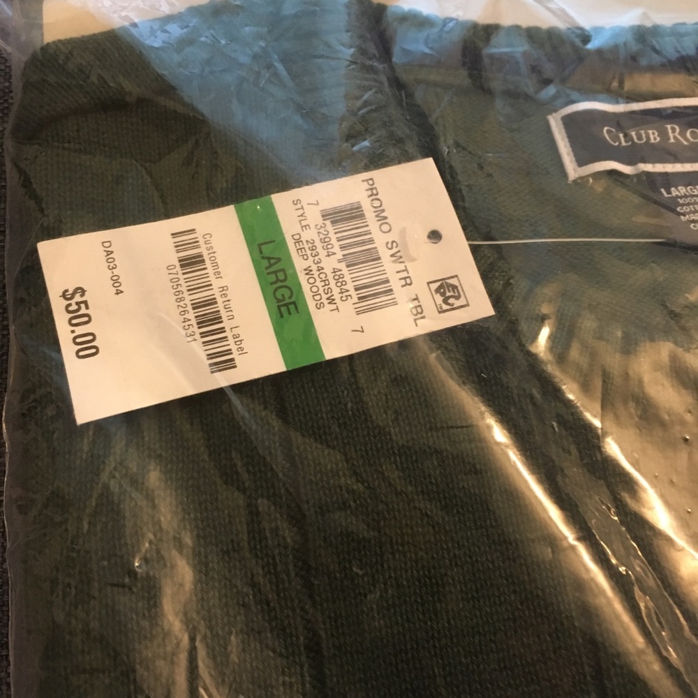 Club Room Men's Ribbed Sweater NWT - Picture 3 of 3